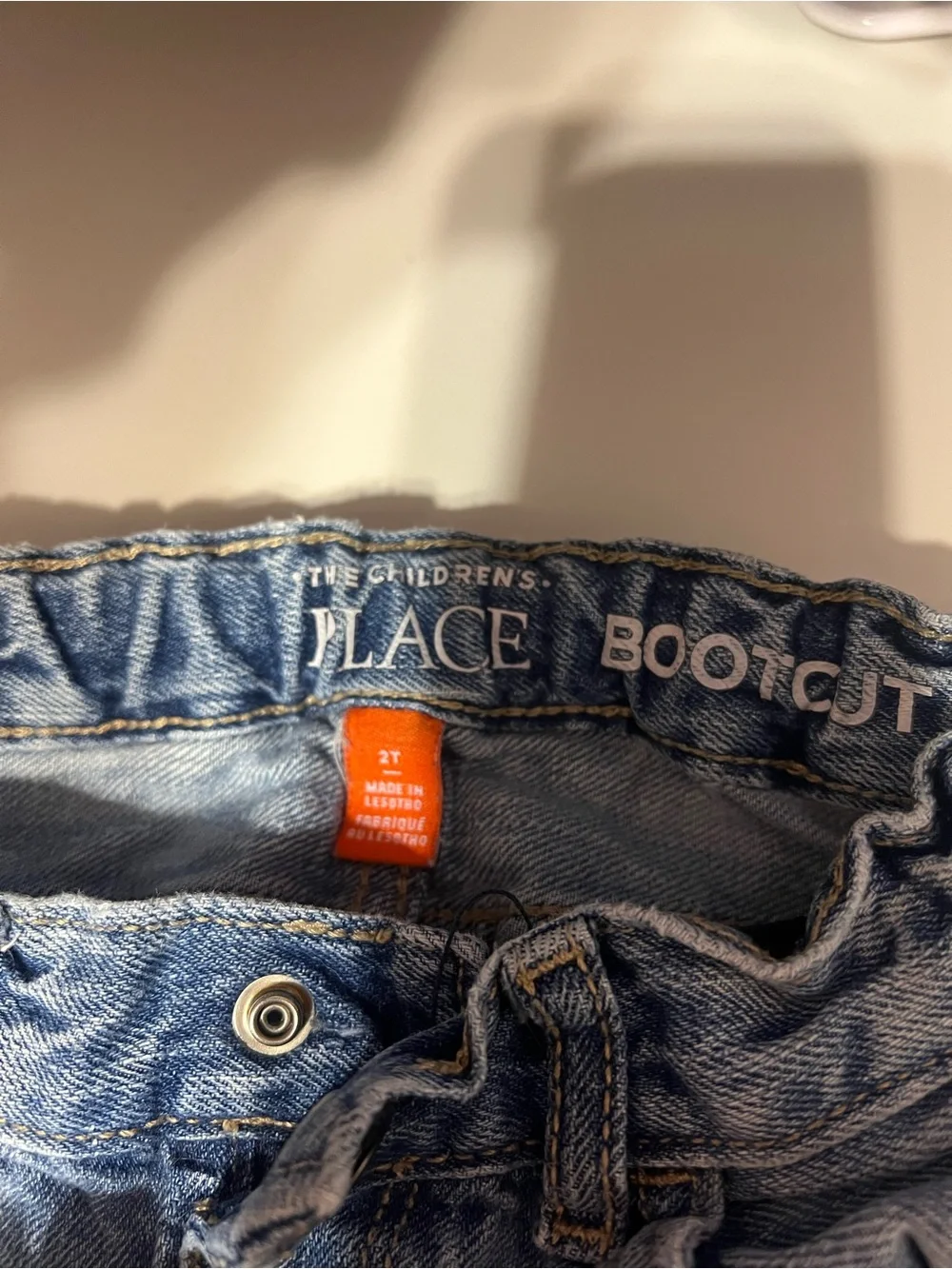 Kids Blue Denim Bootcut Jeans - Comfortable Everyday Bottoms